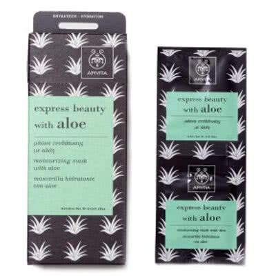 APIVITA Express Beauty with Aloe Mask - Double sachet