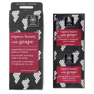 APIVITA Express Beauty with Grape Mask - Double sachet