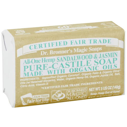 Dr. Bronner's Castile Bar Soap - Sandalwood & Jasmine