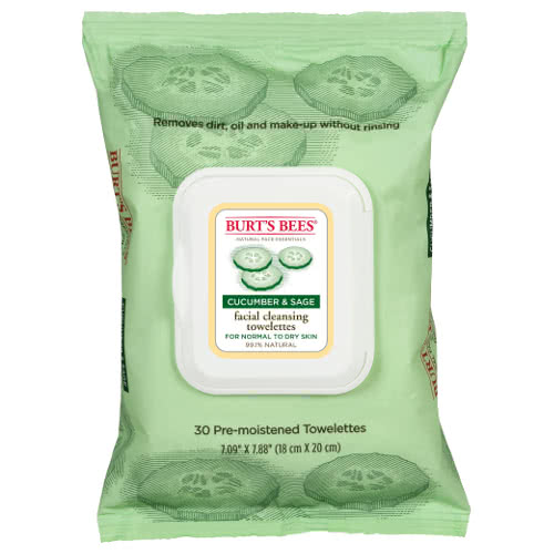Burt's Bees Cucumber & Sage Facial Cleansing Towelettes