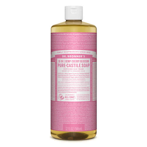 Dr. Bronner Castile Liquid Soap - Cherry Blossom