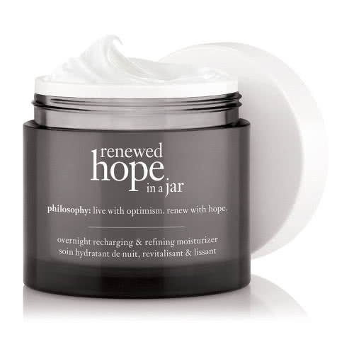 philosophy renewed hope in a jar overnight recharging & refining moisturiser