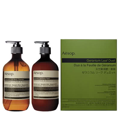 Aesop Geranium Leaf Duet