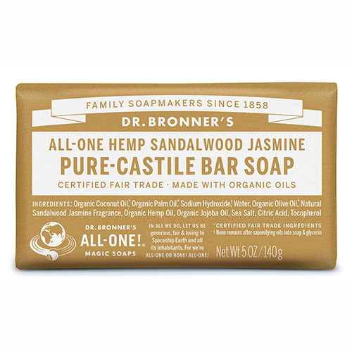 Dr. Bronner's Castile Bar Soap - Sandalwood & Jasmine