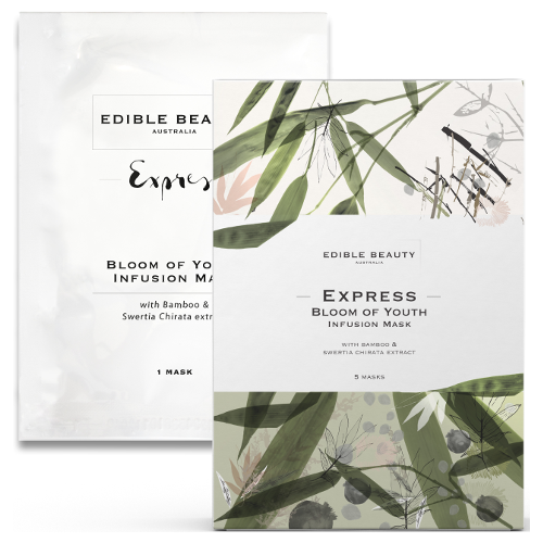 Edible Beauty - Express Bloom of Youth Infusion Mask 5 pce (BOX OF 5)