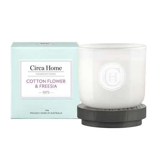 Circa Home Cotton Flower & Freesia Miniature Candle 60g