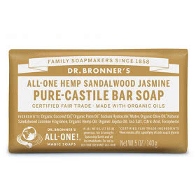Dr. Bronner's Castile Bar Soap - Sandalwood & Jasmine