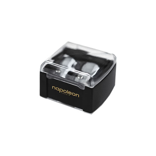 Napoleon Perdis Duo Pencil Sharpener with Gold Logo