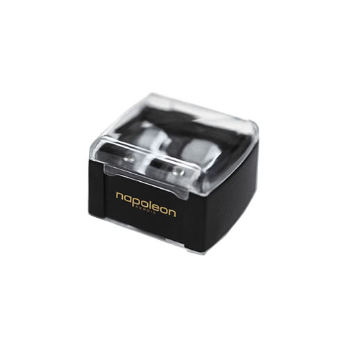 Napoleon Perdis Duo Pencil Sharpener with Gold Logo
