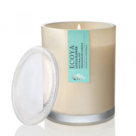 Ecoya Metro Jar Fragranced Candle - Lotus Flower