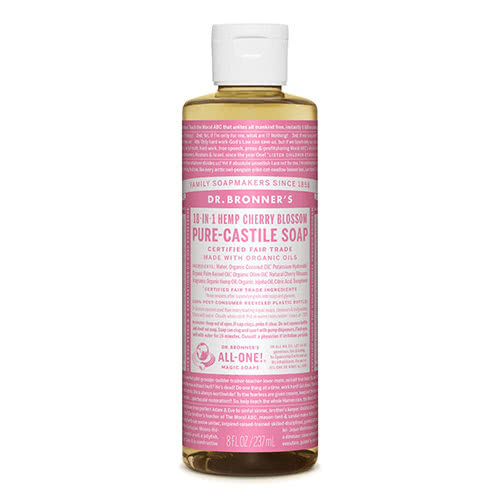Dr. Bronner's Castile Liquid Soap - Cherry Blossom 237mL