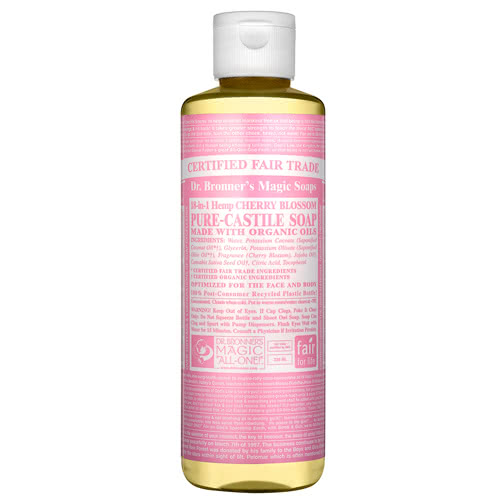 Dr. Bronner's Castile Liquid Soap - Cherry Blossom 237mL
