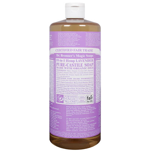 Dr. Bronner's Castile Liquid Soap - Lavender 946ml