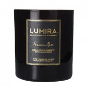 Lumira Glass Candle -  Persian Rose Large