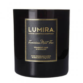 Lumira Glass Candle - Tunisian Mint Tea Large
