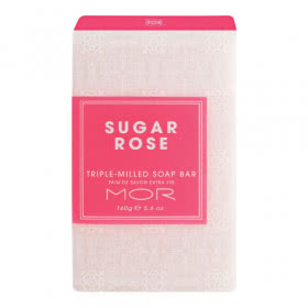 MOR Triple-Milled Soap Bar - Sugar Rose