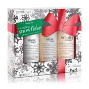 philosophy twinkling snowflakes set