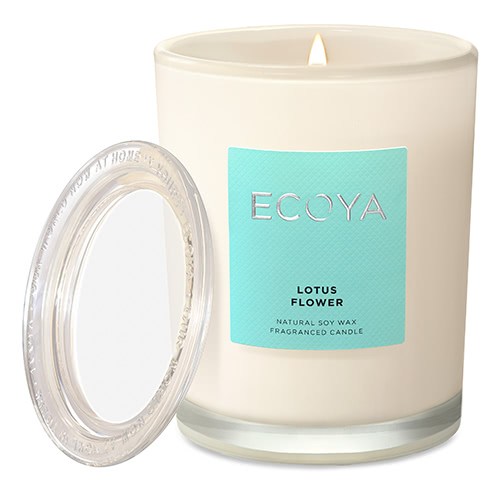 Ecoya Metro Jar Fragranced Candle - Lotus Flower