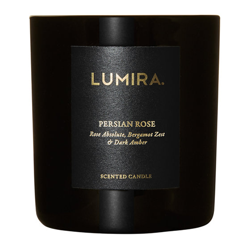 Lumira Glass Candle -  Persian Rose Large