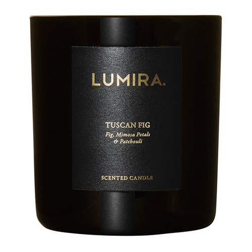 Lumira Glass Candle - Tuscan Fig Large