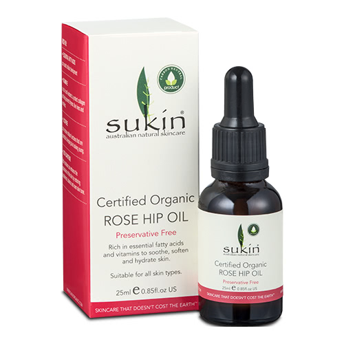 Sukin Certified Organic Rose Hip Oil 25ml