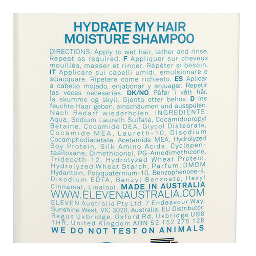 ELEVEN Australia Hydrate My Hair Moisture Shampoo 300ml